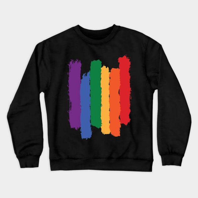 Lgbt gay pride flag Crewneck Sweatshirt by AstridLdenOs